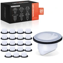 20 Pcs 13.5mm x 17mm Nylon Side Panel Retainer Clips with Sealer