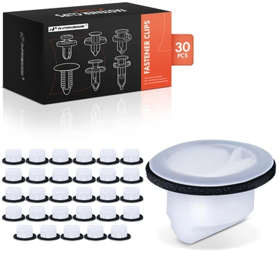 30 Pcs 13.5mm x 17mm Nylon Side Panel Retainer Clips with Sealer