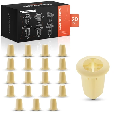 20 Pcs 8mm Square Nylon Screw Grommets Clip