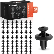 2010-2012 Acura TSX 50 Pcs 6mm Nylon Black A-Premium APRCF2876
