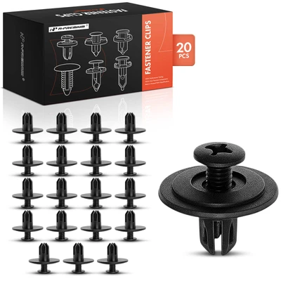 20 Pcs 6mm Screw-Type Fastener Push-Type Retainer
