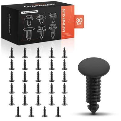 30 Pcs 6.35mm Nylon Engine Mount Heat Retainer Clip Single Head