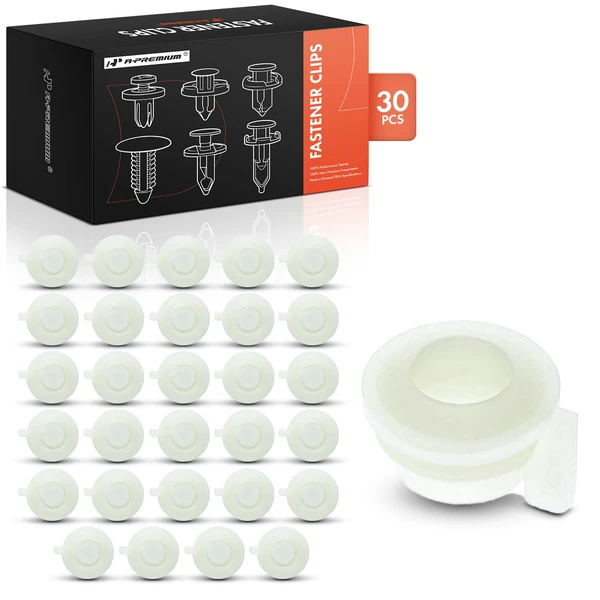 1987-1996 Dodge Dakota 30 Pcs Nylon White Windshield Wiper Linkage Bushing Retainer Clip A-Premium APRCF2929