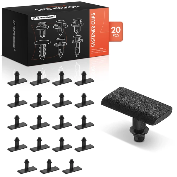 1994-2002 Honda Accord 20 Pcs Nylon Black Weatherstrip Retainer Clip A-Premium APRCF2649