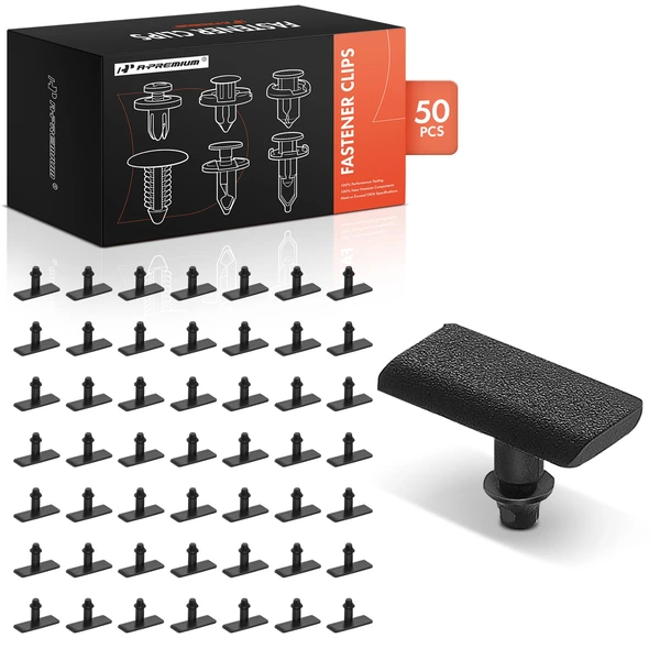 1994-2002 Honda Accord 50 Pcs Nylon Black Weatherstrip Retainer Clip A-Premium APRCF2651