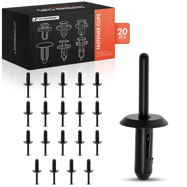 1991-1996 Oldsmobile 98 20 Pcs Nylon Black Blind Rivet Retainer Clip A-Premium APRCF2652