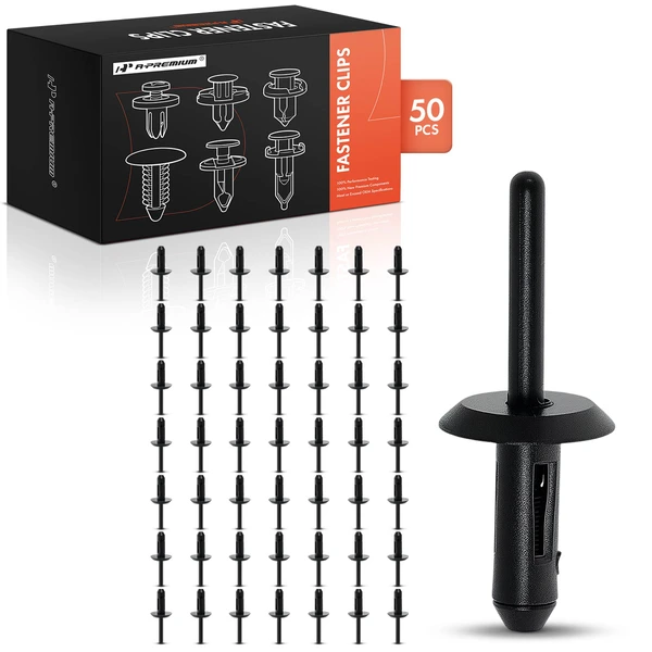 1991-1996 Oldsmobile 98 50 Pcs Nylon Black Blind Rivet Retainer Clip A-Premium APRCF2654