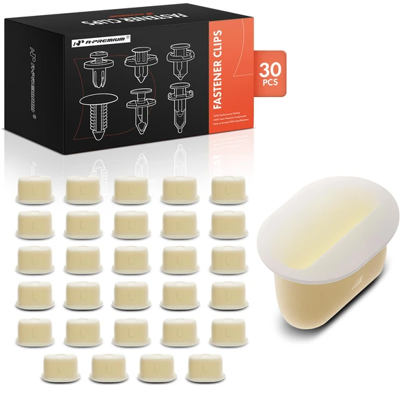 1997-1999 Oldsmobile Cutlass 30 Pcs Nylon White Grille Attachment A-Premium APRCF2662