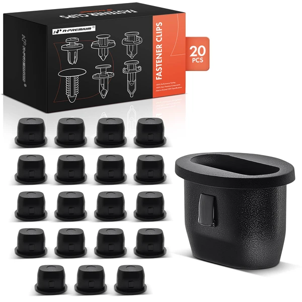 1988-1996 Chevrolet C3500 20 Pcs Nylon Black Cowl Vent Retainer A-Premium APRCF2706