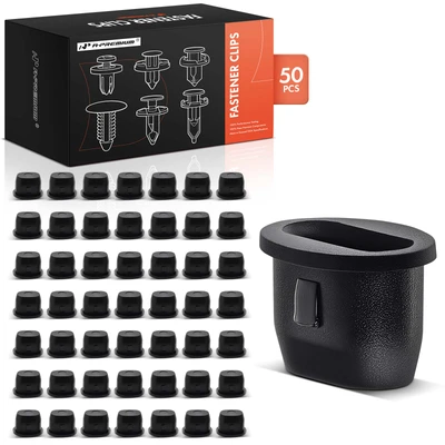 50 Pcs Nylon Cowl Vent Screw Nut Retainer Clip