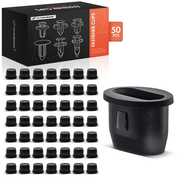 1988-1996 GMC C1500 50 Pcs Nylon Black Cowl Vent Retainer A-Premium APRCF2708