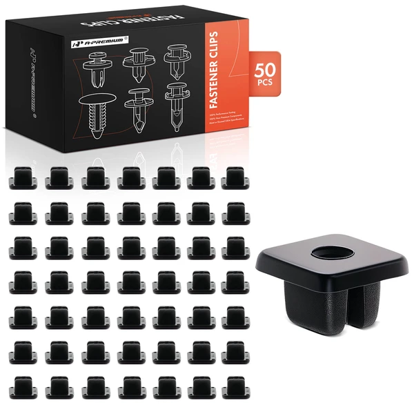 2004-2006 2008-2014 Scion xB 50 Pcs 9 x 9mm Nylon Black Door Trim Panel Grommet Retainer A-Premium APRCF2714