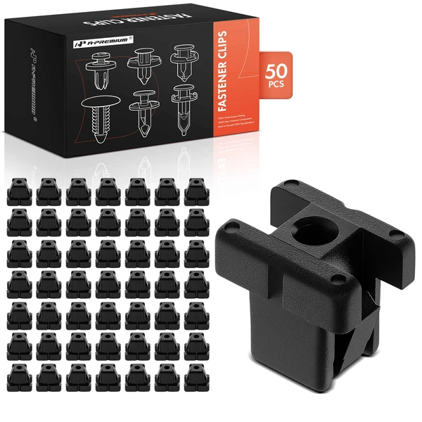 1979-1989 Toyota Pickup 50 Pcs 10 x 10mm Nylon Black Grommet A-Premium APRCF2756