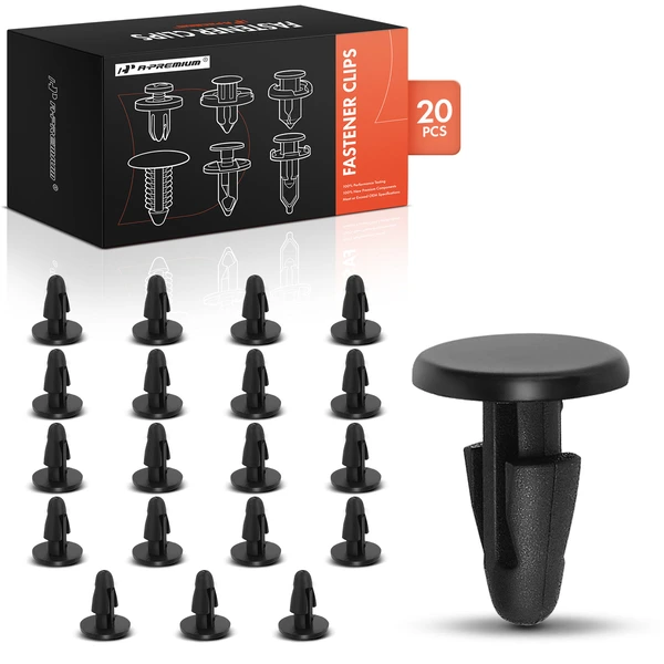 1992-1994 Acura Vigor 20 Pcs Nylon Black Splash Shield A-Premium APRCF2760