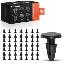 1992-1994 Acura Vigor 50 Pcs Nylon Black Splash Shield Retainer Clip A-Premium APRCF2762