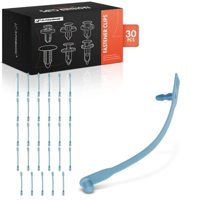 30 Pcs 6mm Nylon Cable Strap Push Mount Wire Tie Clips