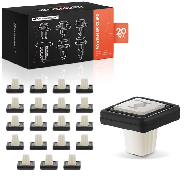 20 Pcs 7mm Nylon Natural Screw Grommet A-Premium APRCF2772