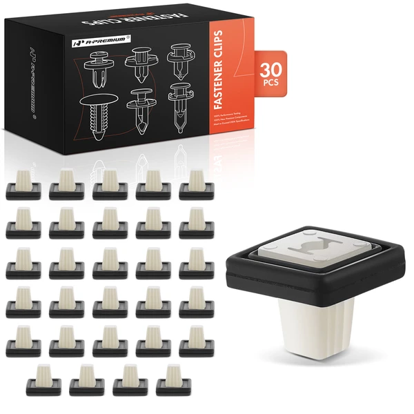 30 Pcs 7mm Nylon Natural Screw Grommet A-Premium APRCF2773