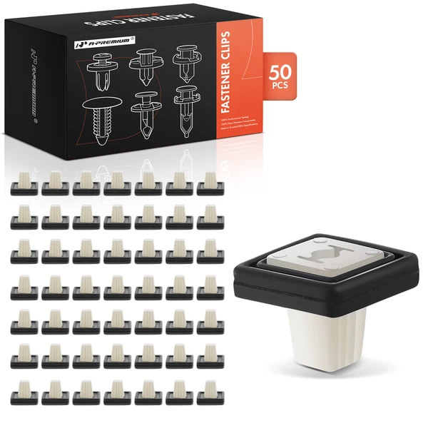 50 Pcs 7mm Nylon Natural Screw Grommet A-Premium APRCF2774