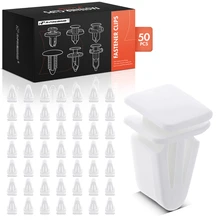 1979-1982 Honda Prelude 50 Pcs 10mm Nylon White Door Panel Retainer Clip A-Premium APRCF2783