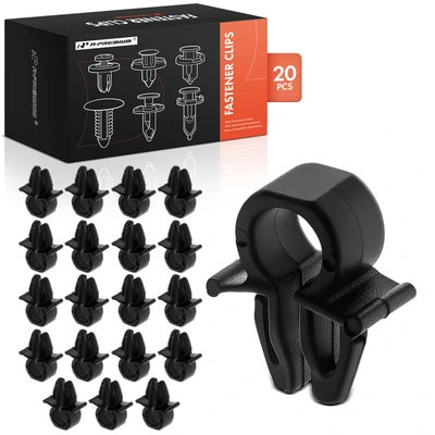 20 Pcs 5mm Nylon Tube Cable Routing Clip Mount Retainer