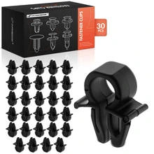 2008-2013 2015-2023 Nissan Rogue 30 Pcs Nylon Black Tube & Cable Routing Clip A-Premium APRCF2803