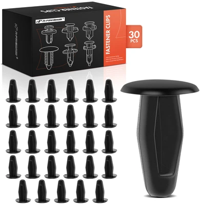 30 Pcs 7mm Nylon Retaining Clip Fastener Single Head