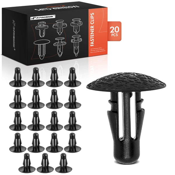 1987-1995 Nissan Pathfinder 20 Pcs Nylon Black Retainer Clip A-Premium APRCF2814