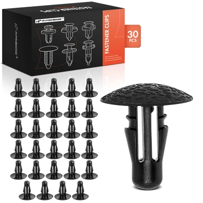 30 Pcs 6mm Nylon Retaining Clip Fender Splash Shield Retainer