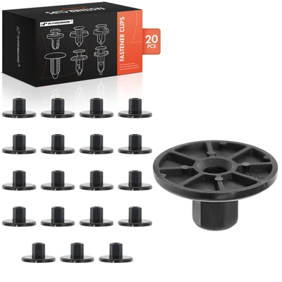 20 Pcs M6 Screw Nylon Panel Splash Shield Nut Retainer Clips