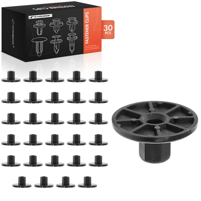 30 Pcs M6 Screw Nylon Panel Splash Shield Nut Retainer Clips