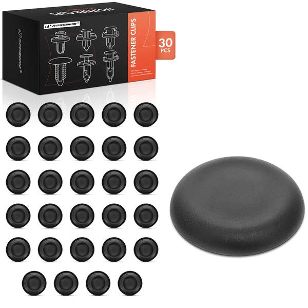 1997-1999 2001-2003 Acura CL 30 Pcs 25mm Rubber Black Body Drain Hole Plug A-Premium APRCF3385