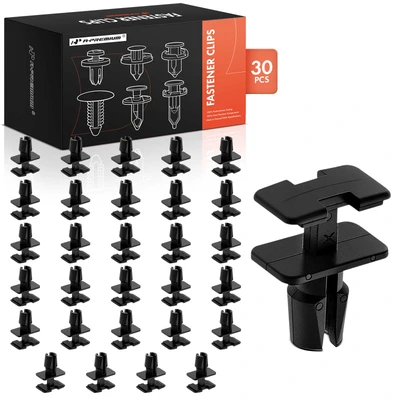 30 Pcs Nylon Cowl Top Panel Rivet Retainer Clips Push-Type