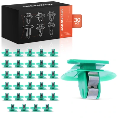 30 Pcs 12mm Length Nylon Center Pillar Trim Retainer Clips