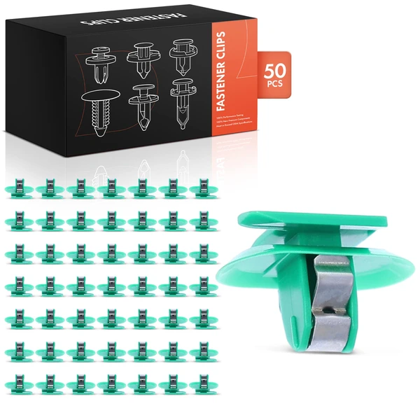 2018-2020 Buick Regal TourX 50 Pcs Nylon Green Center Pillar Trim Retainer A-Premium APRCF3404