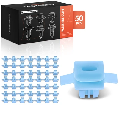 50 Pcs 7mm Nylon Exterior Fender Moulding Clips