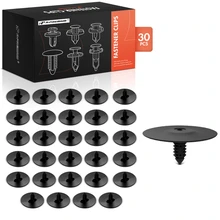 1985-1992 Cadillac Fleetwood 30 Pcs Nylon Black Hood Insulation Retainer A-Premium APRCF3454