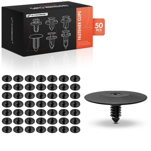 1992-2002 Cadillac Eldorado 50 Pcs Nylon Black Hood Insulation Retainer A-Premium APRCF3455