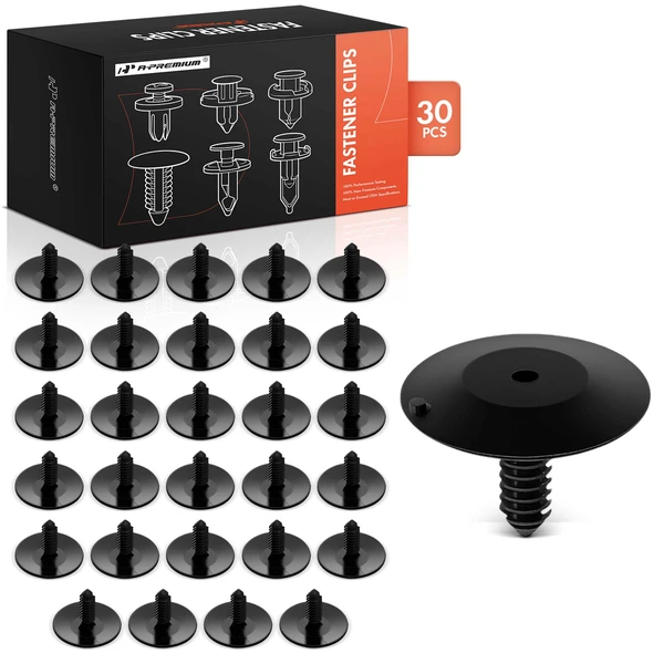 1976 1978-1979 Chevrolet Monza 30 Pcs Nylon Black Hood Insulation Retainer A-Premium APRCF3457