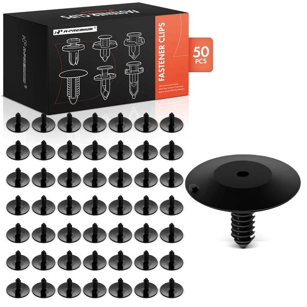 1976 1978-1979 Chevrolet Monza 50 Pcs Nylon Black Hood Insulation Retainer A-Premium APRCF3458