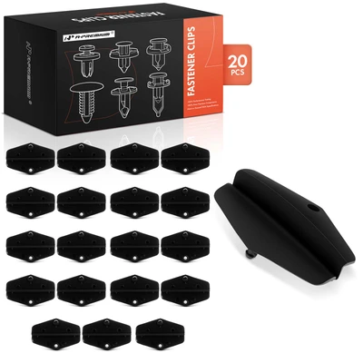 20 Pcs 50.8mm Length Nylon Door Window Guide Retainer Clips