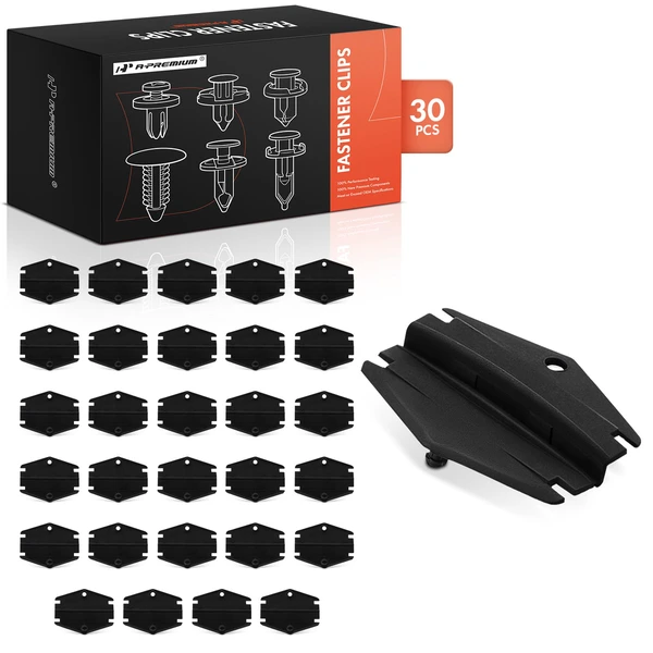 1983-1994 Oldsmobile Cutlass Ciera 30 Pcs Nylon Black Door Window Guide Retainer Clip A-Premium APRCF3472