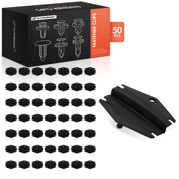1982 Chevrolet C10 Suburban 50 Pcs Nylon Black Door Window Guide Retainer Clip A-Premium APRCF3473