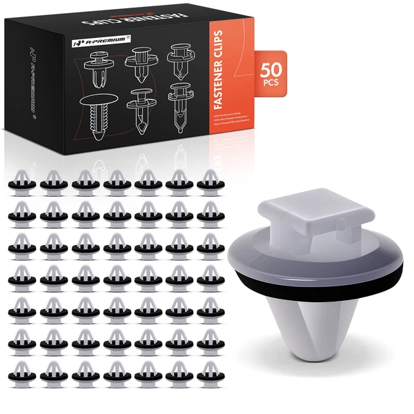 1989-1992 Geo Prizm 50 Pcs Nylon White Molding Clip A-Premium APRCF3525