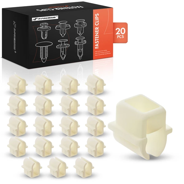 2006-2011 Acura CSX 20 Pcs Nylon Natural Side Marker Clip A-Premium APRCF3544