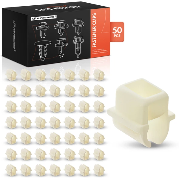 2006-2011 Acura CSX 50 Pcs Nylon Beige Side Marker Clip A-Premium APRCF3546