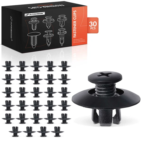 2003-2008 INFINITI FX45 30 Pcs Nylon Black Fuel Tube Clip A-Premium APRCF2959