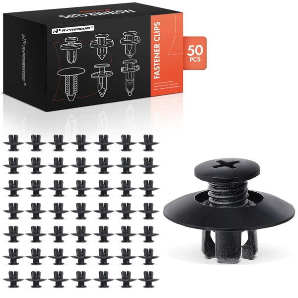 2003-2008 INFINITI FX45 50 Pcs Nylon Black Fuel Tube Clip A-Premium APRCF2960