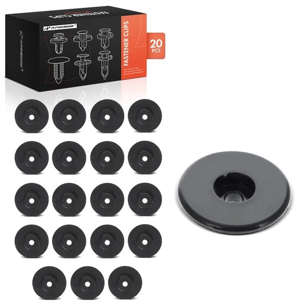 2010-2023 GMC Terrain 20 Pcs 4.5mm Nylon Black Bumper Cover Grommet A-Premium APRCF2976