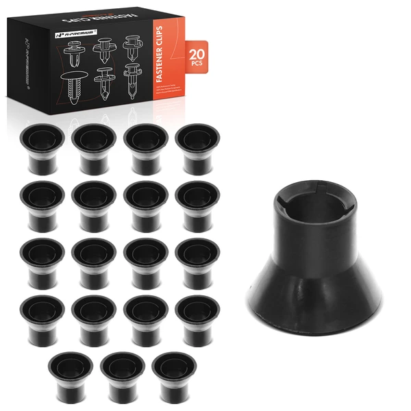 2006 GMC Sierra 1500 HD 20 Pcs Nylon Black Body Mount Cushion Sleeve Retainer Clip A-Premium APRCF2979